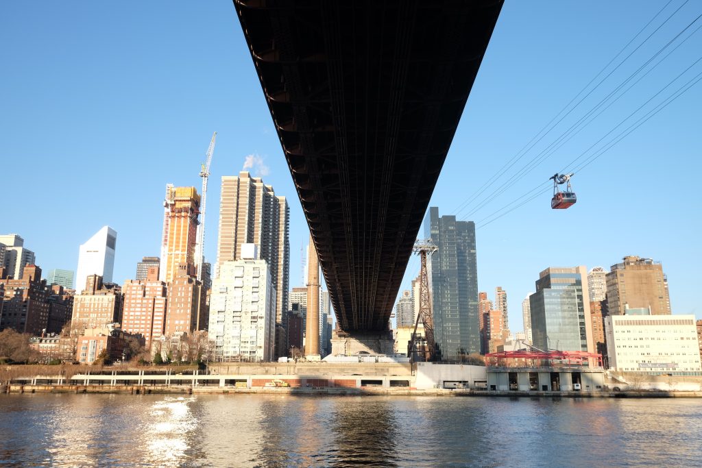 Manhattan vista da Roosvelt Island