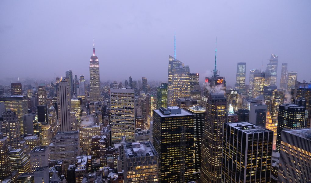 Vista Manhattan dalla cima del Rockefeller Center