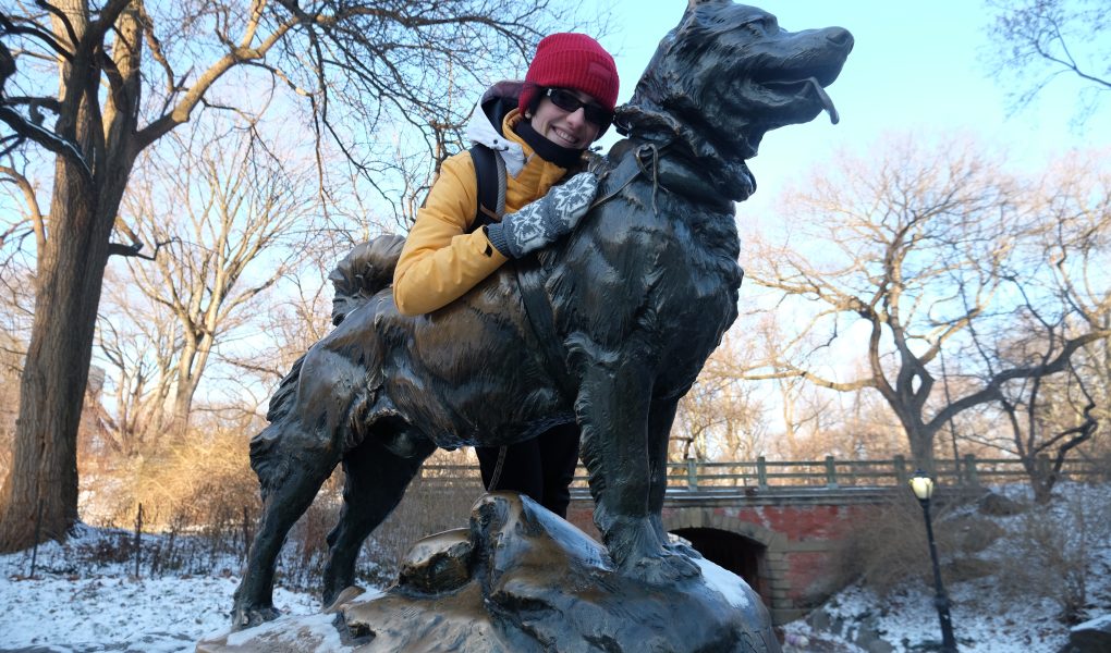 Balto statue in Central Park