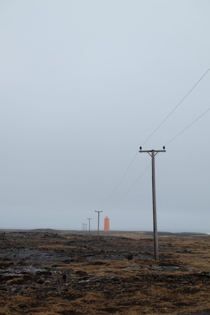 Selvogsviti from the van