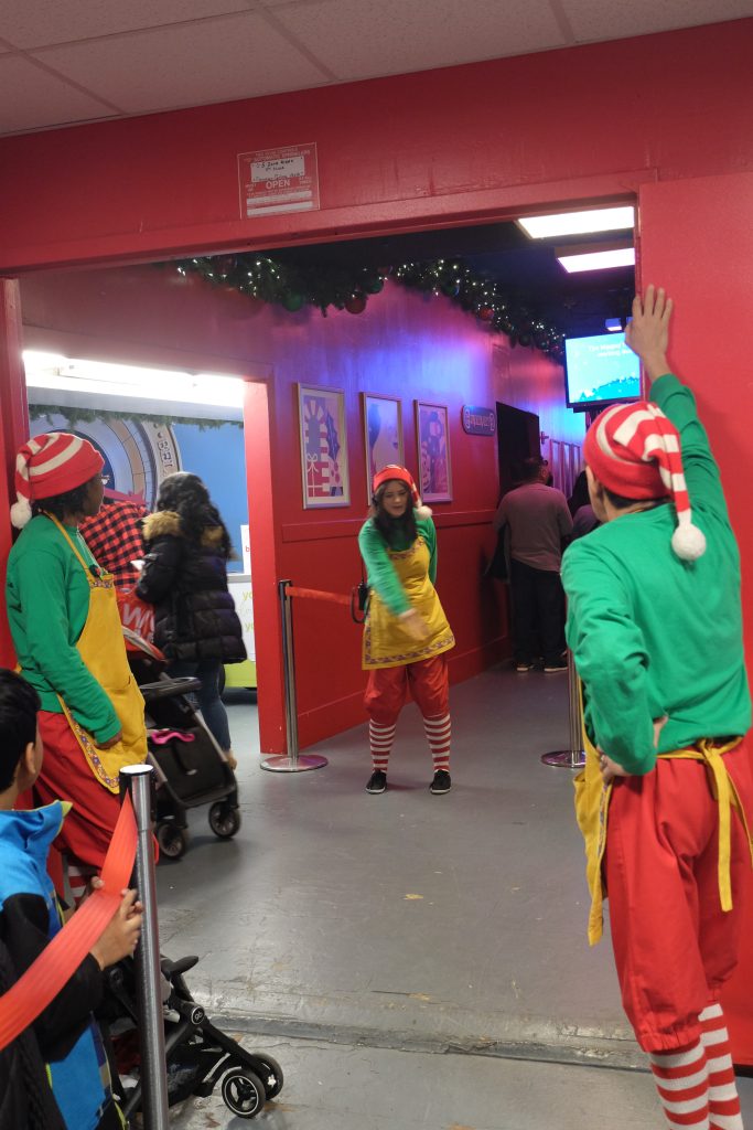 Elves check that Christmas goes as it should go