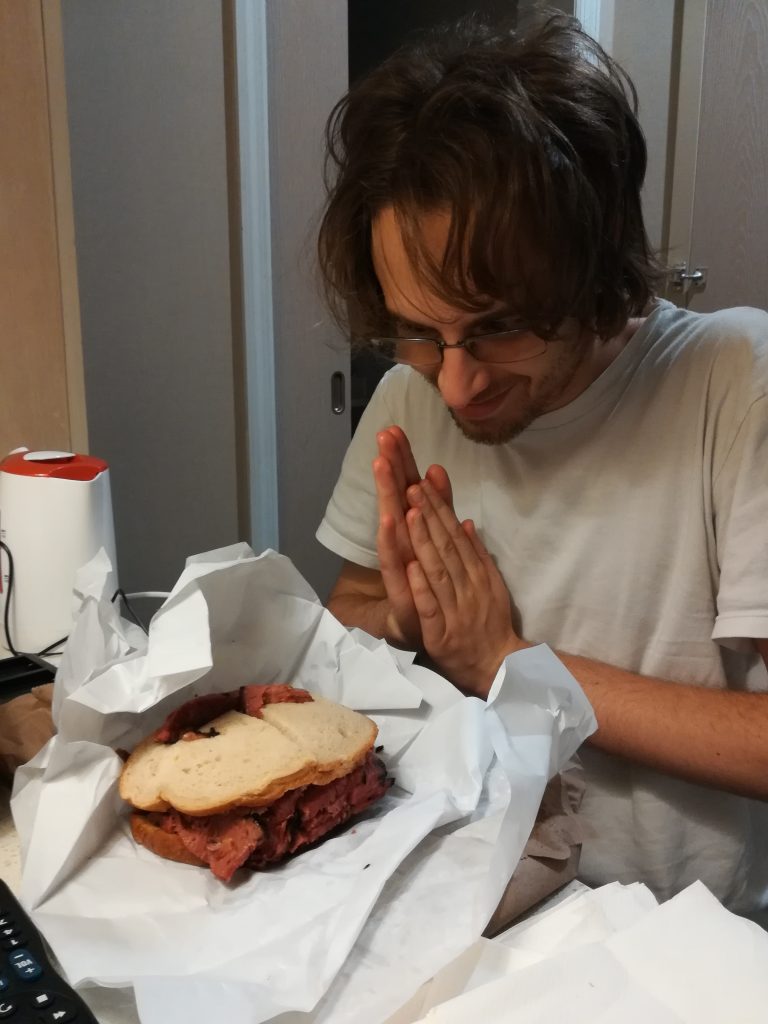 Pastrami as a Christmas Eve dinner